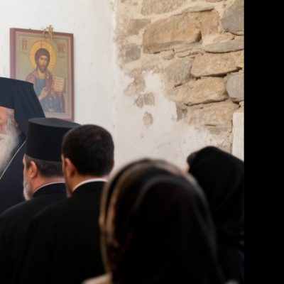Mar Ephrem censing during a service